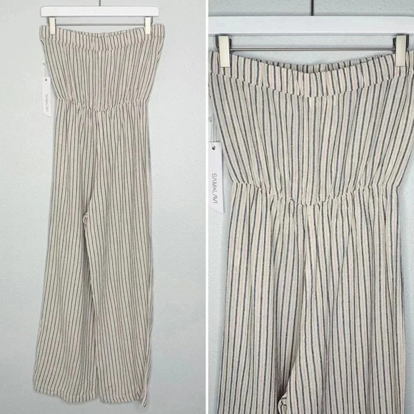 Anthropologie Sam & Lavi Zoey Strapless Jumpsuit - Picture 3 of 8